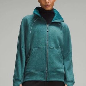 Lululemon Scuba Oversized Funnel-Neck Full Length PLUSH Sweatshirt